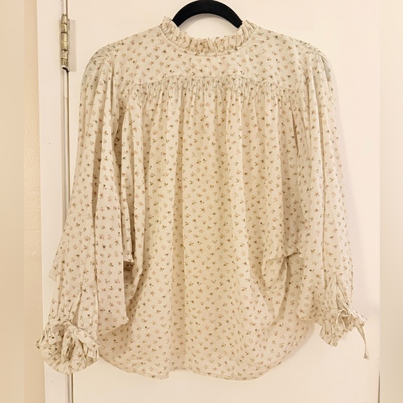 Doen Rose Top in Cream Parc Monceau - Picture 7 of 13